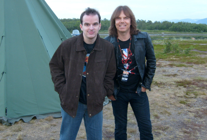Stein-Vidar and Joey Tempest in Lakselv 2008