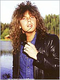 1984 - Joey Tempest in Finland during the Midsummer holiday.