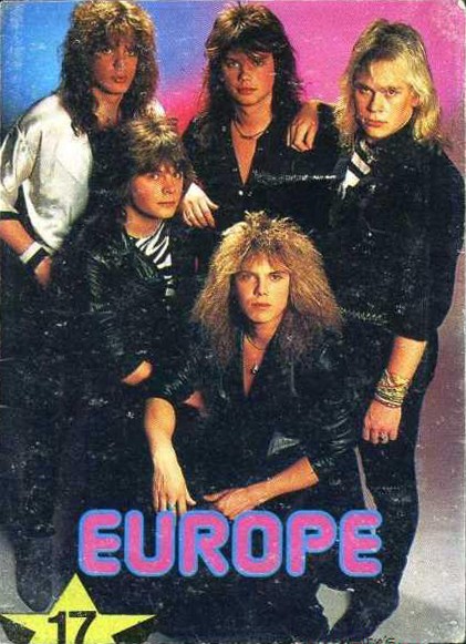 Зарубежных песни европа. Группа Europe. Europe Band 1988. Группа Европа 1986. Europe группа 1986 и сейчас.